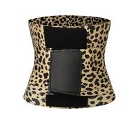 TXLEAPEY Fajas Reductoras Mujer Cinturón Reductor de Cintura, cinturón Moldeador de Abdomen con Triple Envoltura, Banda for el Sudor, Faja Deportiva for Entrenamiento(Yellow,S)