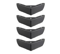 TXLEAPEY Patas for Muebles de Alta Resistencia, 4 Piezas, herrajes Hierro Dorado, Patas for sofá, for Mesa Centro 2 en 1, universales for(Black 4PCS)