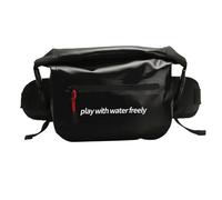 TXLEAPEY Riñonera Impermeable, Bandolera, Bolsa de Agua, portátil, for Exteriores, natación, Rafting, Kayak, Senderismo fluvial(Black)