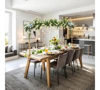 Txmyxgs Varilla Decorativa de Mesa Dorada con Abrazaderas,con Altura 80-120 cm y Ancho 120-260 cm Soporte Mesa Decoracion de Metal para Bodas Celebraciones Decoración de Fiestas,Arco de Estable
