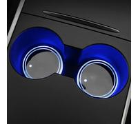 Txopaf 2PCS Coche LED luminiscente portavasos Posavasos, para Audi Q2 Q3 Q4 Q5 Q5L Q7 Q8 Posavasos Antideslizantes Antipolvo Car Interior Accesorios