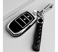 Txopaf Coche Carcasas para Llaves, para Toy-OTA Corolla Hybrid Corolla Cross bz3 2023 Crown Funda Carcasa Protectora Llave Key Case Impermeable Antiarañazos Anti Desgaste Accesorios,A/Black