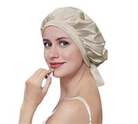 TXQHD 1pc Silk Sleep Cap Woman Night Hat with Adjustable Ribbons Hair Care Bonnet for Sleeping