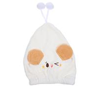 TXQHD Cartoon Fleece Cap Quick Drying Towel Wrap Wet Tightness Soft Absorbent Turban All Hair Types for Salon Travel
