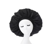 TXQHD Large Bonnet Women Satin Night Cap Silk Bonnets for Sleeping