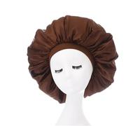 TXQHD Large Bonnet Women Satin Night Cap Silk Bonnets for Sleeping