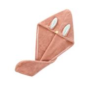 TXQHD Rabbit Ear Hat Coral Fleece Fast Drying Towel Women Absorbent Bath Supply for Curly Long Hair
