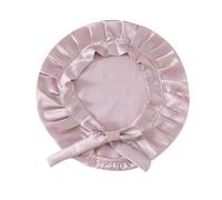 TXQHD Silk Bonnets Night Cap Bands Women Hair Care with Elastics Ties Stay on Head Soft for Sleeping