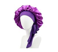TXQHD Silk Women Satin Bonnet Scarf Wrap Curly Hair with Tie Band for Sleeping
