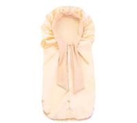 TXQHD Solid Color Satin Cap Girls Sleep Silk Bonnet Hair Care Headscarf Ribbon Headwear Wrap for Sleeping