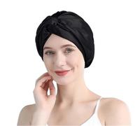 TXQHD Turban Bonnets Women Twisted Night Silk Hair Wrap Cap Curly Headwrap for Sleeping
