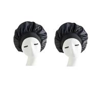 TXQHD Women Night Sleep Hair Caps Silky Bonnet Satin Double Layer Adjust Head Cover Hat Curly Styling Accessories for Sleeping