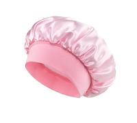 TXQHD Women Satin Bonnet Hair Care Silk Bonnets Wide-Brimmed Hat with Elastic Soft Band for Sleeping