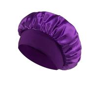 TXQHD Women Satin Bonnet Hair Care Silk Bonnets Wide-Brimmed Hat with Elastic Soft Band for Sleeping