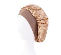 TXQHD Women Satin Bonnet Hair Care Silk Bonnets Wide-Brimmed Hat with Elastic Soft Band for Sleeping