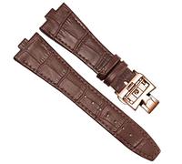 TXQHDHX 22mm Rivets Genuine Leather Watchband Fit For Watch IW3777 Calfskin Leather Strap