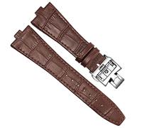 TXQHDHX 22mm Rivets Genuine Leather Watchband Fit For Watch IW3777 Calfskin Leather Strap