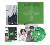 TXT - HYBE Ent. - TXT - [The Name Chapter : TEMPTATION] (Farewell Ver.) Photo Book + Lyric Book + CD + Sticker Pack + Bookmark + Post Card + Photo Card + Poster + 1 Pocket Hand Mirror + 4 Extra Photocards