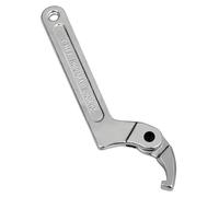 txuzong C Llave de Gancho, Acero al Carbono Llave Inglesa de Gancho, Ranurado Llave Amortiguador, Plata Llave de Gancho C, para Fijación de Equipos Mecánicos y Vehículos