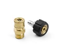 txuzong Conector Rápido para Alta Presión 1/4" M22 - Acoplador Universal para Limpiadoras de Presión, Riego de Jardín/Campo, Cañón de Agua, Conexión Instantánea y Antifugas