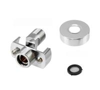 txuzong Excentricas grifo, Adaptador grifo ducha, Ajuste el ángulo de 0 a 40°, Galvanoplastia, con Cubierta Decorativa, Adaptador Grifo Ducha, Embellecedor grifo ducha