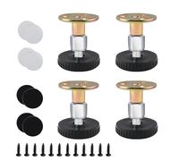 txuzong Patas Niveladoras Regulables en Altura 27-64 mm, 4 Unidades,Soporte | para Carga Pesada con Base Antideslizante, Tacos Elevadores Universales Sin Taladrar para Muebles, Armarios, Bancos, Mesas