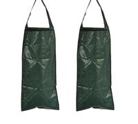 txuzong Saco para Plantas 3 Piezas - Bolsas de Cultivo Colgantes Verticales Transpirables, 10 Orificios para Fresas, Tomates, Hortalizas y Flores - Jardinería en Espacios Pequeños (Verde Oscuro)