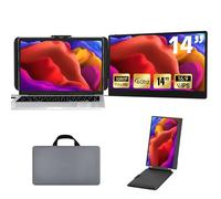 TXV Extensión de Monitor de Ordenador portátil, extensión de Pantalla portátil 16:9, HDMI/Tipo-C Plug and Play 1080p para Tableta, Ordenadores portátiles, PC/Mac/teléfono