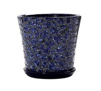 TXVOWYGWX Maceta Grande Maceta de jardín Extra Grande Estilo Chino Chlorophytum Plantas de Interior(Blue,L)