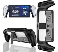TXWLLIU Sony Funda protectora compatible con PlayStation Portal, funda de silicona para mando de PS5, transparente y negro