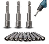 TXXATX 12 Piezas Llave de Vaso Hexagonal 8 mm Juego de Llaves de Vaso 1/4 Pulgadas Taladro Magnetico Cambio Rápido Llaves de Vaso para Taladro Electric Screwdriver Atornilladores Inalámbricos