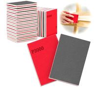 TXXATX 3000 Grano Lija para Madera 27 Piezas Esponjas de Lijado Húmeda y Seca Esponja Lijadora Flexibles para Paneles de Yeso Madera Muebles Metal Pulido Pintura Carrocería Reparación