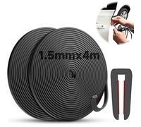 TXXATX 8m Perfil Goma 1.5mm Junta de Goma en Forma de U Goma Puerta Coche Protector de Bordes de EPDM Profesional Burlete Chapa para Ventanas Placas de Metal Esquinas de Mesa Puertas de Coche