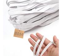 TXXATX Cinta Elastica Coser 8 mm Goma Elastica Cinta Elastica Costura 80 m Cordon Elastico Cinta Elastica Costura de Poliéster para Tapiceria Manualidades Sofa Ropa