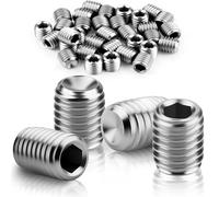 TXXATX Tornillos prisioneros M3 x 3 mm, hexágono interior, 15 unidades, tornillos prisioneros 304 de acero inoxidable M3 para cojinetes, tiradores de puertas, lámparas, botones y otras piezas