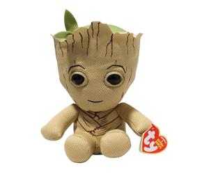 TY 41215 Guardianes de la Galaxia Reg Groot-Marvel-Beanie, Multicolor