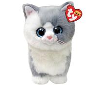 Ty Beanie Babies FURLEY The Old Gray Cat - 6 pulgadas