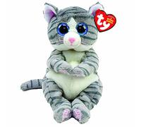 TY Toys Beanie Babies Cat Mitzi - 15 CM, Gray,2009121