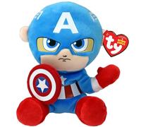 Ty Beanie Babies Marvel Captain America Suave 15 cm