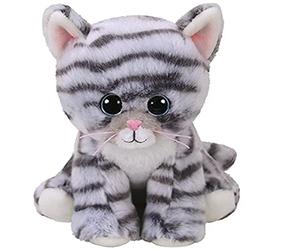 TY- Beanie Babies Millie, gato, Color gris, 15 cm (United Labels Ibérica 42304TY) , color/modelo surtido