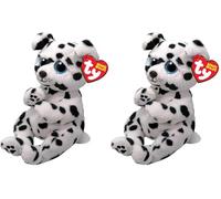 Ty Beanie Bellie Rowdy - Perro dálmata - 6 Pulgadas (Paquete de 2)