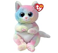 Ty Peluche Jenny el Gatito – Beanie Bellies multicolor, ojos azules brillantes 20 cm T41291