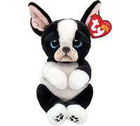 Ty Beanie Bellies-Peluche Tink Le Perro 15 cm-TY41054, TY41054, Blanco, Negro, Pequeño