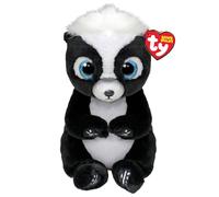 Ty Beanie Bellies - Rukus la Puzzola con los Ojos Azules Brillante, los Animales de Peluche con el Pancino Suave Originales 20 Cm - T41288