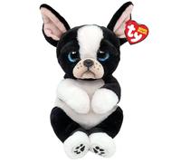 Ty Beanie Bellies - T43204 T43204 - Tink el Bulldog Francés con los Ojos Azules Brillantes, los Animales de Peluche con el Pancino Suave