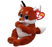 Ty Peluche WITT el Zorro – ojos azules brillantes, barriga suave 20 cm T41503