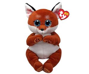 Ty Beanie Bellies WITT el Zorro con Ojos Azules Brillantes, los Peluches con Barriga Suaves y tiernos 30 cm, T43214