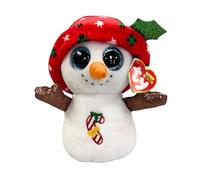 Ty Beanie Boo BRRNIE - Muñeco de nieve de Navidad - 15,2 cm