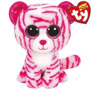 TY - Beanie Boos Asia, Tigre, 15 cm, Color Blanco/Rosa (United Labels Ibérica 36180TY)