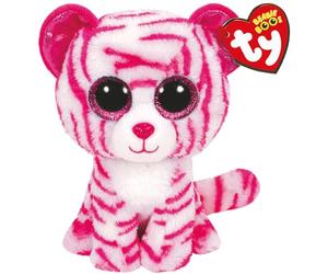 TY - Beanie Boos Asia, Tigre, 15 cm, Color Blanco/Rosa (United Labels Ibérica 36180TY)